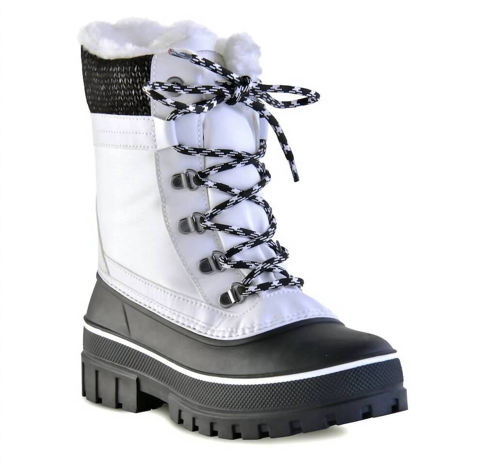 NEW COUGAR women's gleam boots in white